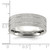 Chisel Stainless Steel Polished Laser-cut and Grooved 8mm Band - SR-F5A927FA-8820