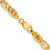 14K 20 inch 4.65mm Tri-color Pav‚ Valentino with Lobster Clasp Chain