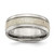 Chisel Stainless Steel Polished with Antler Inlay 8mm Band - SR-8FAE0F03-8100