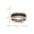 Chisel Stainless Steel Polished with Black Carbon Fiber Inlay 8mm Band - SR-17C522E7-2955