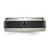 Chisel Stainless Steel Polished with Black Carbon Fiber Inlay 8mm Band - SR-484318F8-7399