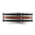 Chisel Stainless Steel Polished with Black Resin and Wood Inlay 8mm Band - SR-D8714117-7269