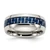 Chisel Stainless Steel Polished with Blue Carbon Fiber Inlay 8mm Band - SR-3FF083D8-9968