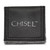 Chisel Stainless Steel Polished with Blue Carbon Fiber Inlay 8mm Beveled Edge Band - SR-9A8F31D0-1640