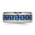 Chisel Stainless Steel Polished with Blue Carbon Fiber Inlay 8mm Beveled Edge Band - SR-CE6EFD58-3449