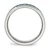 Chisel Stainless Steel Polished with Blue Imitation Opal Inlay 8mm Band - SR-D34C5AD1-3384