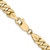 14K 20 inch 5.75mm Flat Beveled Curb with Lobster Clasp Chain