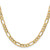 14K 20 inch 6.25mm Semi-Solid Figaro with Lobster Clasp Chain