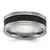Chisel Stainless Steel Polished with Genuine Stingray Textured 8mm Band - SR-2988E410-8494