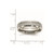 Chisel Stainless Steel Polished with Grey Carbon Fiber Inlay 6mm Band - SR-194673C3-7086