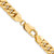 14K 20 inch 7.3mm Semi-Solid Miami Cuban with Lobster Clasp Chain