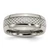 Chisel Stainless Steel Polished with Grey Carbon Fiber Inlay 8mm Band - SR-A0276B21-6324