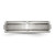 Chisel Stainless Steel Polished with Satin Center 6mm Grooved Edge Band - SR-2588E168-8398