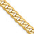 14K 20 inch 8.5mm Flat Beveled Curb with Lobster Clasp Chain