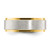 Chisel Stainless Steel Polished Yellow IP-plated with Brushed Center 8mm Band - SR-93791B2B-7546