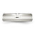 Chisel Stainless Steel with Sterling Silver Inlay Polished 6mm Band - SR-6DDA96B6-2539