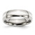 Chisel Stainless Steel with Sterling Silver Inlay Polished 6mm Band - SR-A89E9391-3470