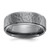 Chisel Tantalum Brushed and Polished Hammered Center 8mm Beveled Edge Band - TT-55637724-5582