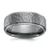 Chisel Tantalum Brushed and Polished Hammered Center 8mm Beveled Edge Band - TT-6C459BC7-8193