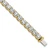14k 22 1/2 carat Lab Grown Diamond VS/SI+ G+ Complete Tennis Bracelet