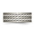 Chisel Titanium Antiqued and Brushed with Sterling Silver Braided Inlay 8mm Band - TB-3EF300A7-1399
