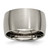 Chisel Titanium Brushed 12mm Half Round Band - TB-3C4987BB-4453