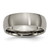 Chisel Titanium Brushed 7mm Half Round Band - TB-C20E390B-7476