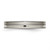 Chisel Titanium Brushed and Polished 4mm Grooved Band - TB-57C1A68A-4989