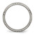 Chisel Titanium Brushed and Polished 6mm Criss-cross Design Band - TB-D5E96A7B-1544