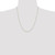14K 22 inch .8mm Diamond-cut Cable with Lobster Clasp Chain