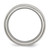 Chisel Titanium Brushed and Polished 6mm Grooved Edge Band - TB-12B51F01-7345