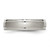 Chisel Titanium Brushed and Polished 6mm Grooved Edge Band - TB-7863F953-1262