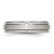 Chisel Titanium Brushed and Polished 6mm Grooved Edge Band - TB-899FF65C-4630