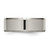 Chisel Titanium Brushed and Polished 8mm Beveled Edge Band - TB-FC8776CA-1733