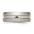 Chisel Titanium Brushed and Polished 8mm Grooved Band - TB-54CDC571-4403