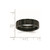 Chisel Titanium Brushed and Polished Black IP-plated 6mm Notched Band - TB-E9DED305-2027