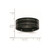 Chisel Titanium Brushed and Polished Black IP-plated 8mm Grooved Band - TB-CA376DC5-1175