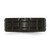 Chisel Titanium Brushed and Polished Black IP-plated 8mm Notched Band - TB-E051C844-3240