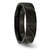 Chisel Titanium Brushed and Polished Black IP-plated Swirl Design 6mm Band - TB-B1D8E3AB-7934