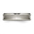 Chisel Titanium Brushed and Polished Concave 6mm Beveled Edge Band - TB-022A60D0-9329