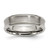 Chisel Titanium Brushed and Polished Concave 6mm Beveled Edge Band - TB-A91E58DA-6629