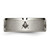 Chisel Titanium Brushed and Polished Masonic Laser Design 8mm Beveled Edge Band - TB-314098DA-6896
