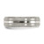 Chisel Titanium Brushed and Polished Textured Edge 7mm Band - TB-18089FA0-1268