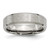 Chisel Titanium Brushed Center 6mm Beveled Edge Band - TB-266B07FF-1081