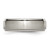 Chisel Titanium Brushed Center 7mm Ridged Edge Band - TB-BEACF478-1499