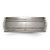 Chisel Titanium Brushed Center 8mm Grooved Band - TB-1AFB46FA-7313