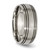 Chisel Titanium Brushed Center 8mm Grooved Band - TB-1AFB46FA-7313
