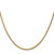 14K 22 inch 2.2mm Forzantine Cable with Lobster Clasp Chain