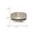 Chisel Titanium Brushed Center 8mm Scroll Design Band - TB-C8477465-4132
