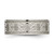Chisel Titanium Brushed Center 8mm Scroll Design Band - TB-F79FEF5C-6273
